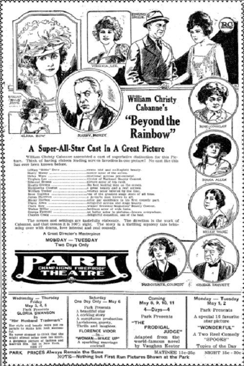 Movie poster for Beyond the Rainbow (1922)