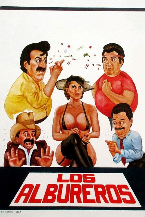 Movie poster for Los albureros (1988)