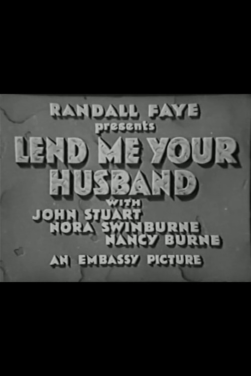 Movie poster for Lend Me Your Husband (1935)