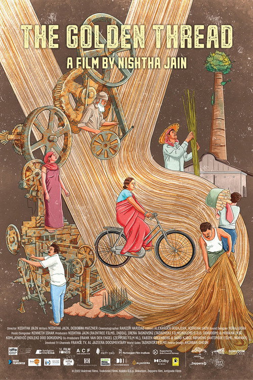 Movie poster for The Golden Thread (2022)
