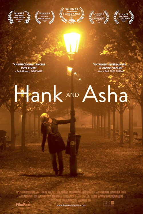 Movie poster for Hank and Asha (2013)
