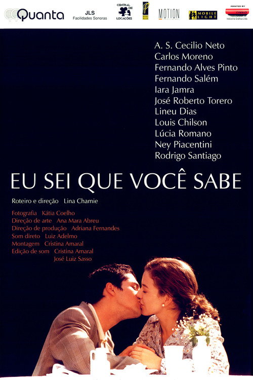 Movie poster for Eu Sei Que Você Sabe (1995)