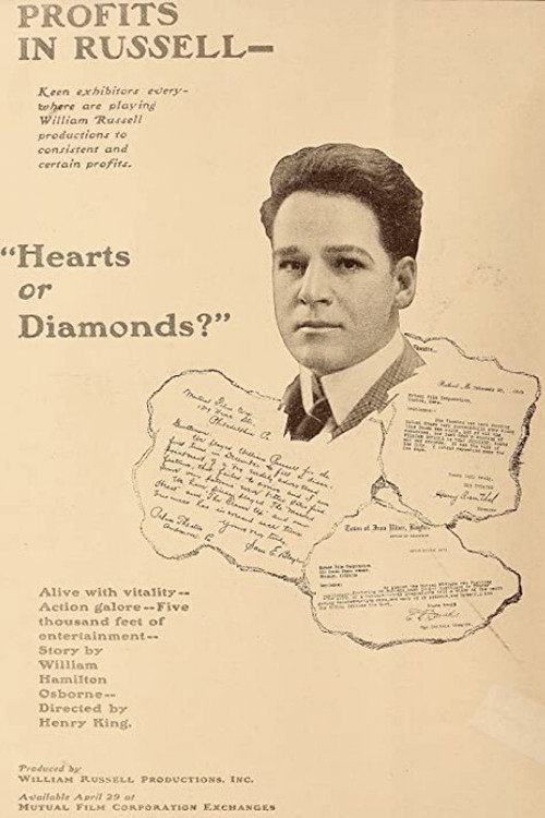 Movie poster for Hearts or Diamonds? (1918)