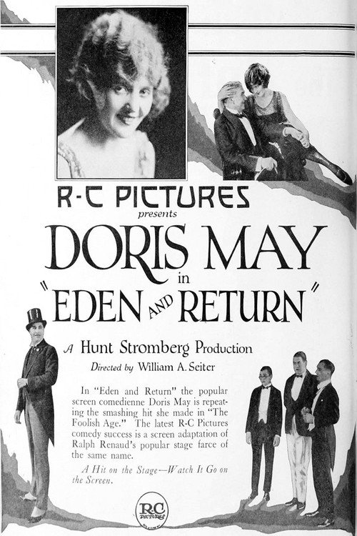 Movie poster for Eden and Return (1921)