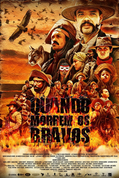 Movie poster for Quando Morrem os Bravos (2025)