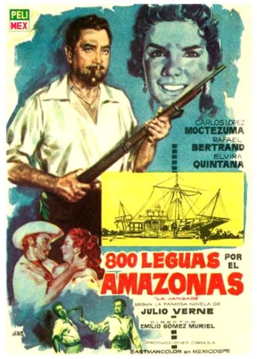 Movie poster for 800 Leagues Over the Amazon (1959)