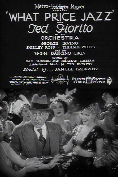 Movie poster for What Price Jazz (1934)