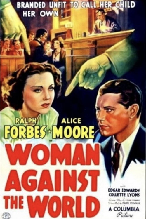 Movie poster for Woman Against the World (1937)