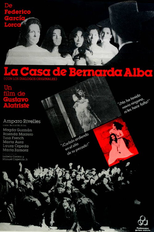 Movie poster for La casa de Bernarda Alba (1982)