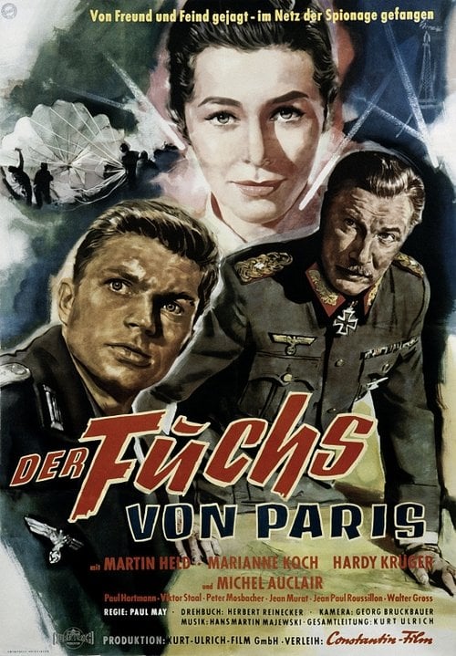 Movie poster for The Fox of Paris (1957)