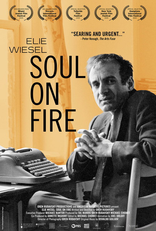 Movie poster for Elie Wiesel: Soul on Fire (2024)