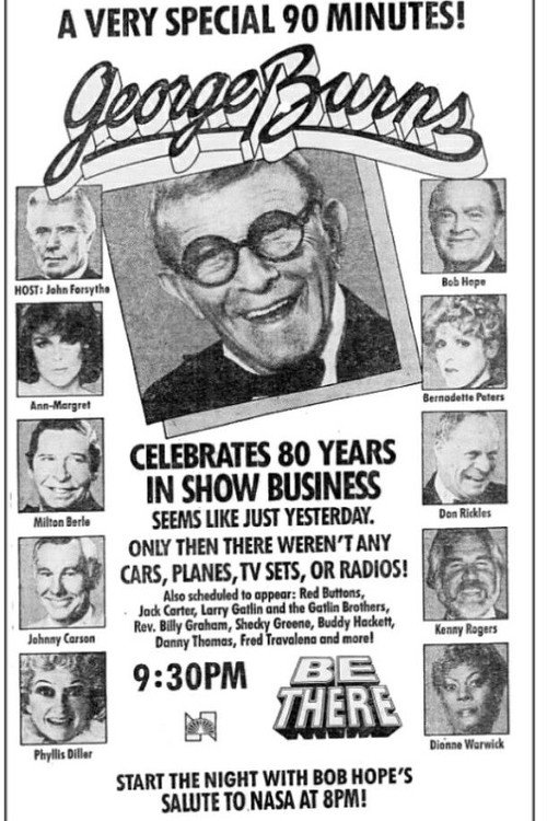 Movie poster for George Burns Celebrates 80 Years in Show Business (1983)