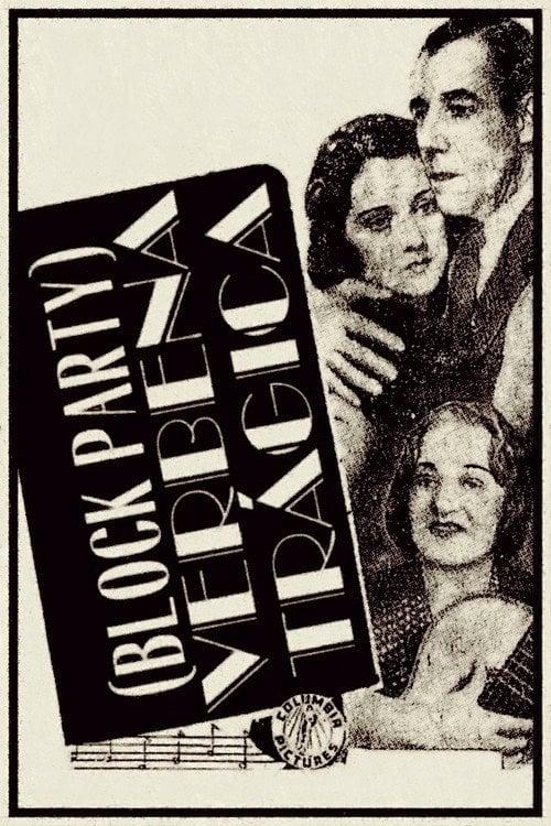 Movie poster for Verbena trágica (1938)