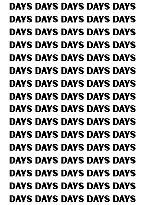 Movie poster for Days (2026)