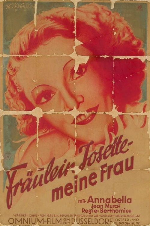 Movie poster for Fräulein Josette - Meine Frau (1926)