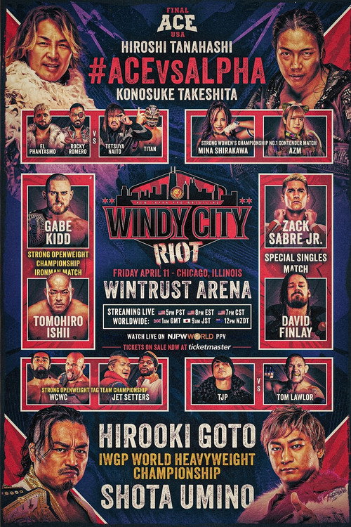 Movie poster for NJPW Windy City Riot 2025 (2025)