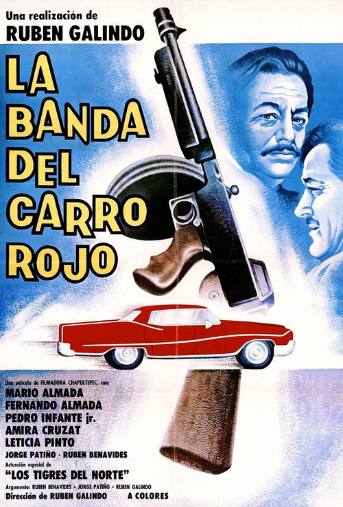 Movie poster for La Banda del Carro Rojo (1978)