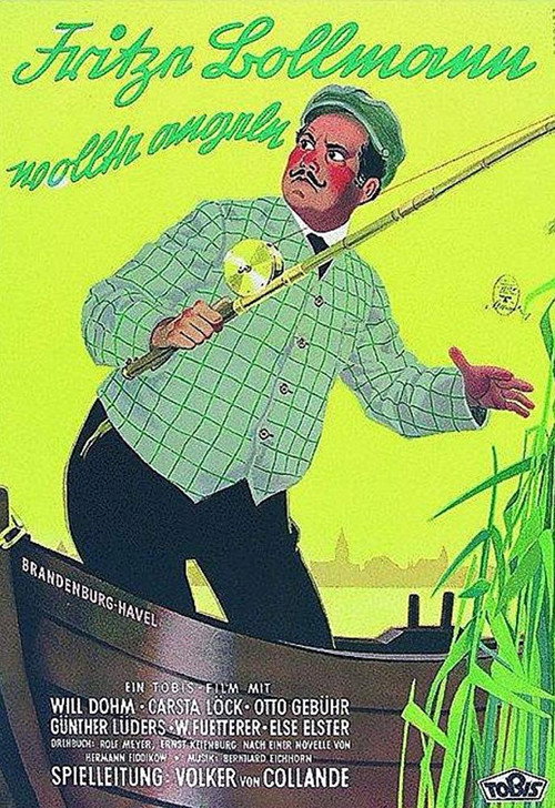 Movie poster for Fritze Bollmann wollte angeln (1943)