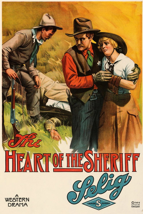 Movie poster for The Heart of the Sheriff (1915)