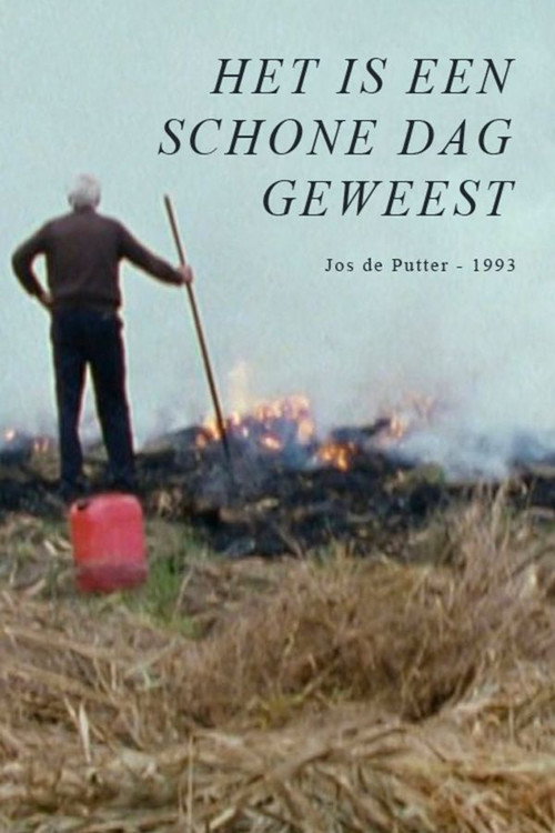Movie poster for Het is een schone dag geweest (1993)