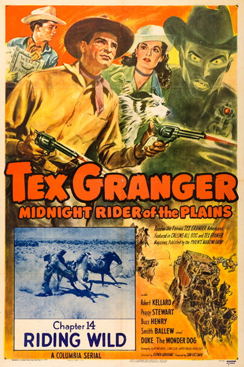 Movie poster for Tex Granger: Midnight Rider of the Plains (1948)