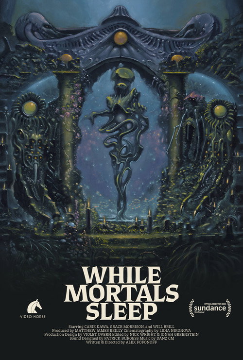 Movie poster for While Mortals Sleep (2022)