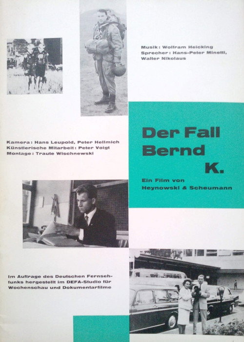 Movie poster for Der Fall Bernd K. (1967)