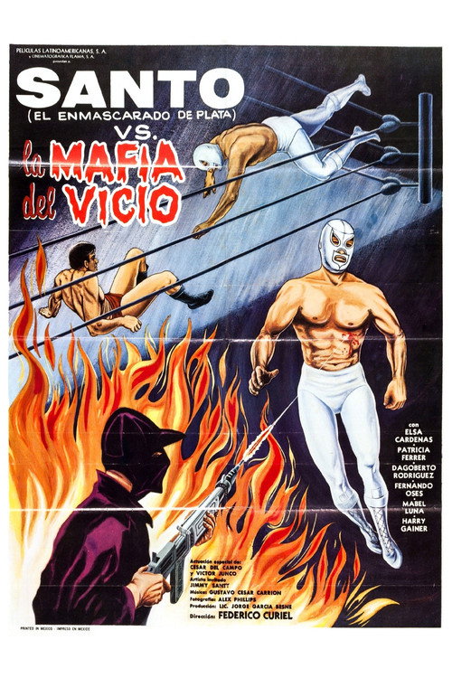 Movie poster for Santo vs. the Vice Mafia (1971)