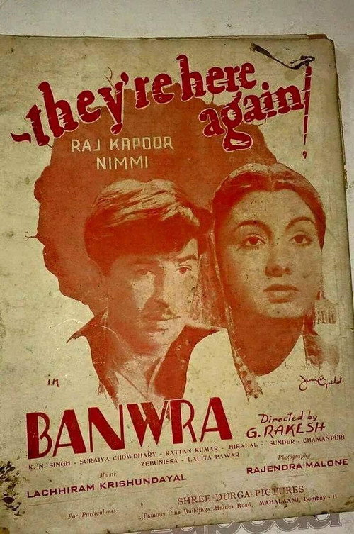 Movie poster for Banwra (1950)