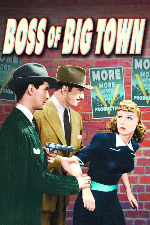 Movie poster for The Boss of Big Town (1942)