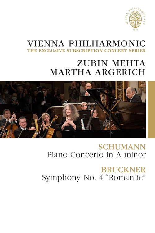 Movie poster for Vienna Philharmonic The Exclusive Subscription Concert Series - Zubin Mehta & Martha Argerich (2022)