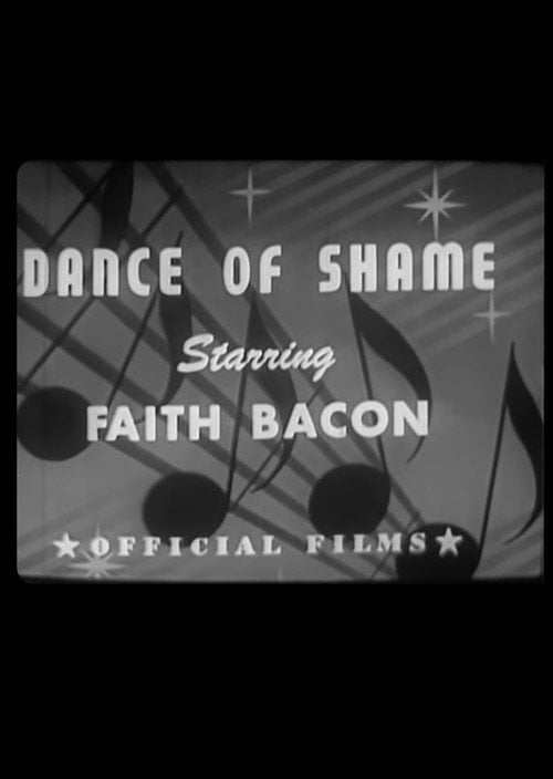 Movie poster for Dance of Shame (1942)