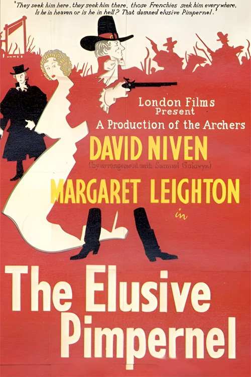 Movie poster for The Elusive Pimpernel (1950)