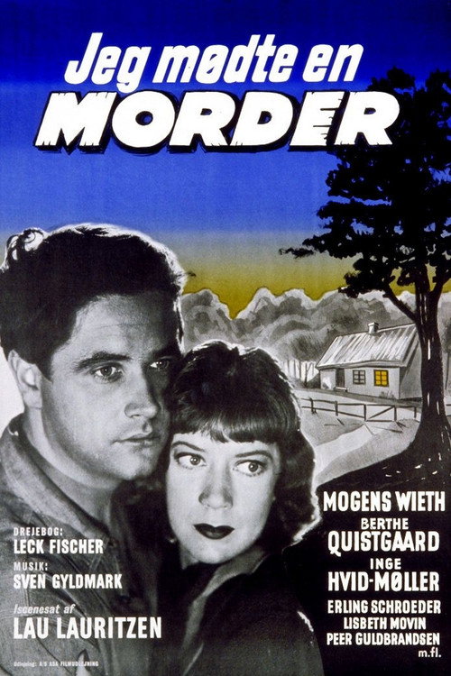 Movie poster for Jeg mødte en morder (1943)