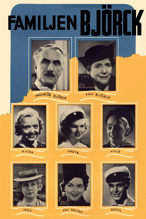 Movie poster for Familjen Björck (1940)