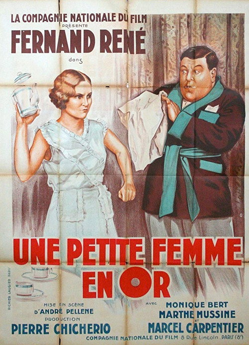 Movie poster for Une petite femme en or (1933)
