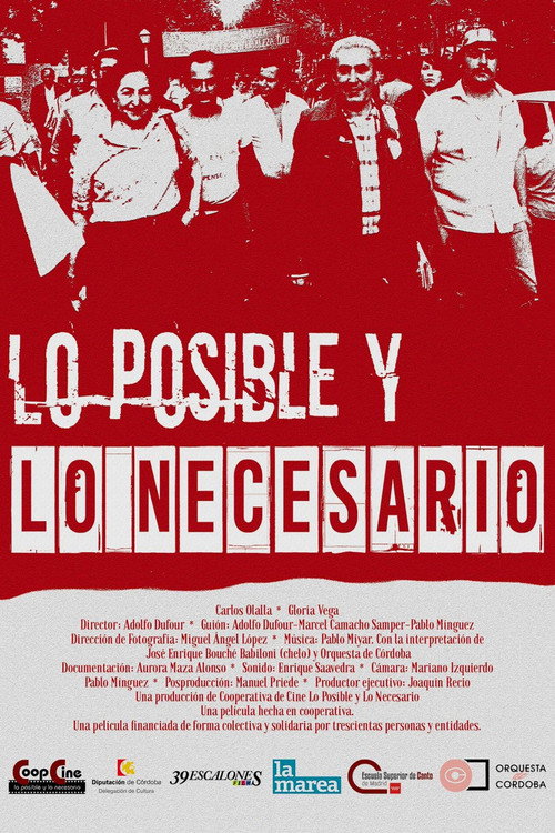 Movie poster for Lo posible y lo necesario (2018)