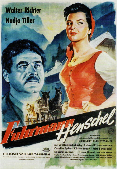Movie poster for Fuhrmann Henschel (1956)