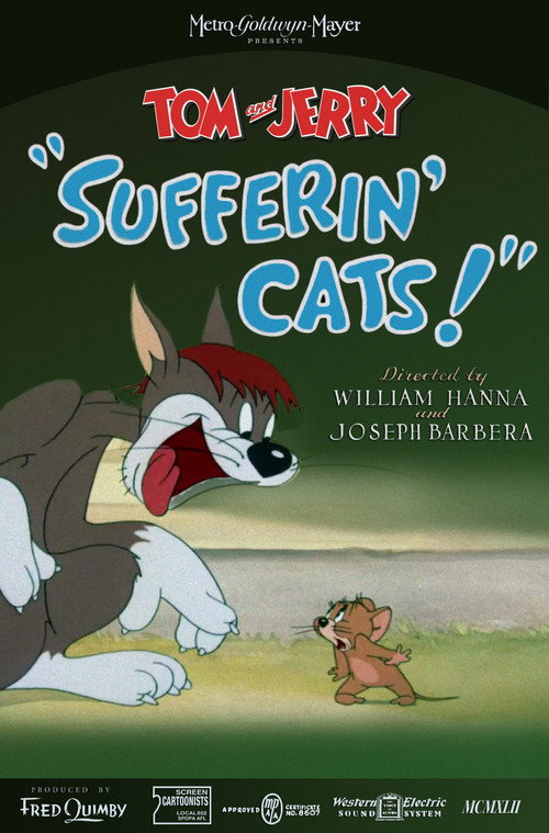Movie poster for Sufferin' Cats! (1943)