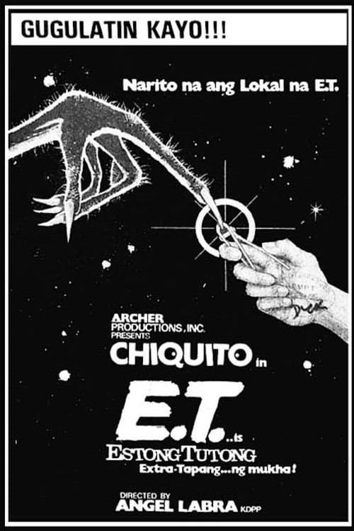 Movie poster for E.T. is Estong Tutong (1983)