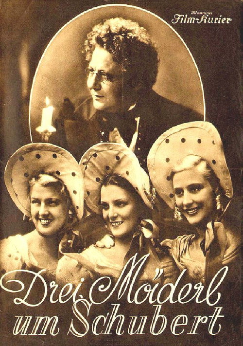 Movie poster for Three Girls Around Schubert (1936)