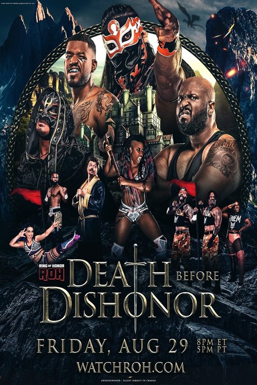 Movie poster for ROH Death Before Dishonor 2025 (2025)