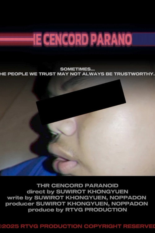 Movie poster for The censored paranoid (2025)