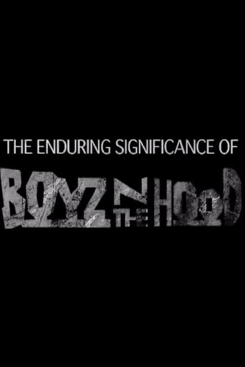 Movie poster for The Enduring Significance of 'Boyz n the Hood' (2011)