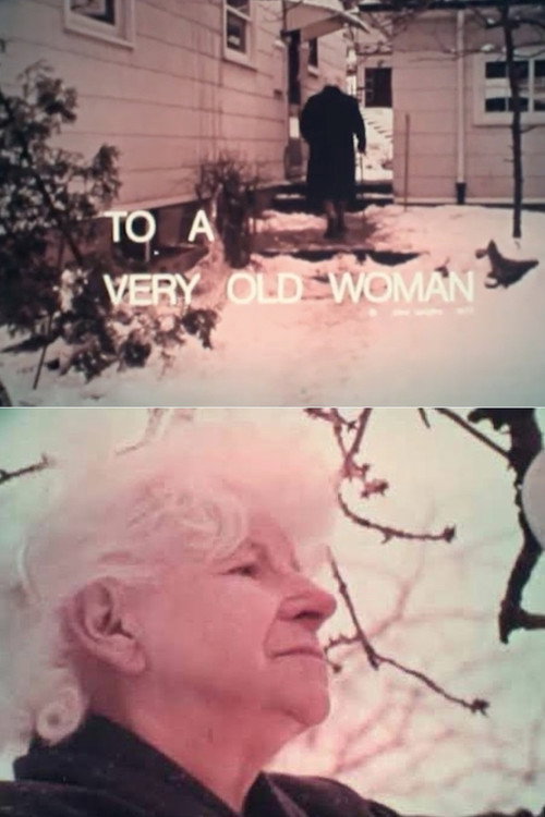 Movie poster for To a Very Old Woman (1974)