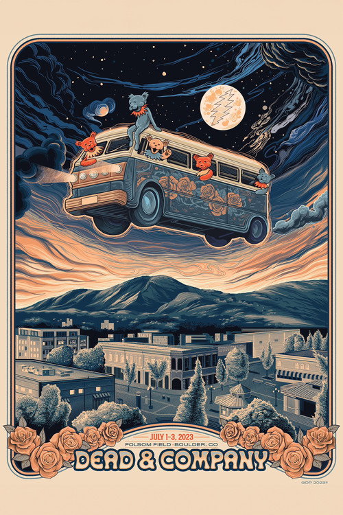 Movie poster for Dead & Company: 2023-07-01 Folsom Field, Boulder, CO, USA (2023)