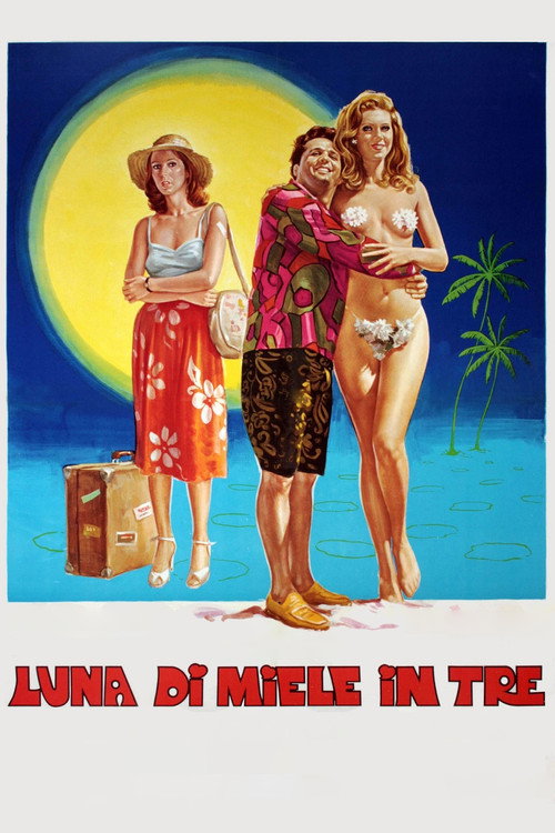 Movie poster for Luna di miele in tre (1976)