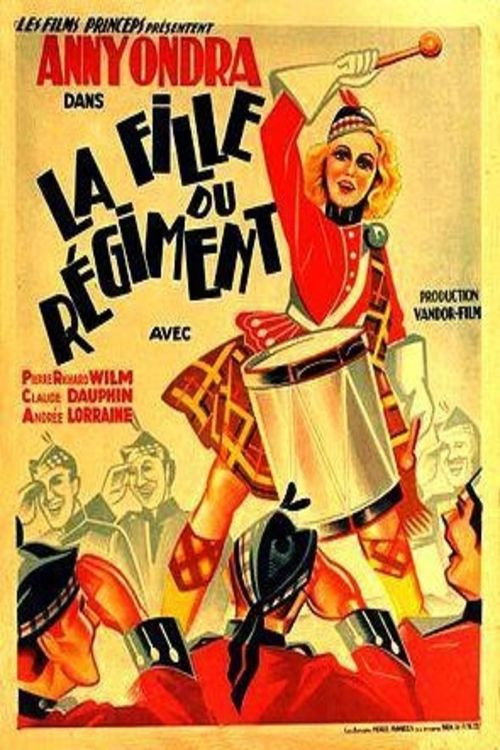 Movie poster for The Daughter of the Regiment (1953)
