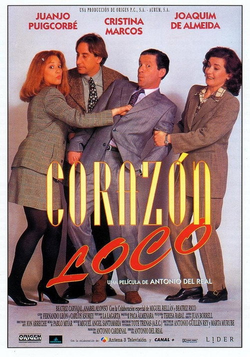 Movie poster for Corazón loco (1997)