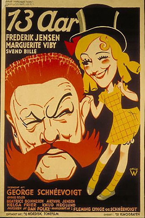Movie poster for Tretten Aar (1932)
